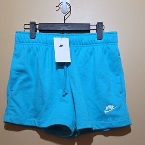 Nike Bright Teal Fleece Shorts Size M